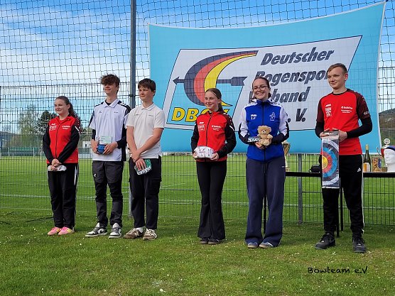 Auch Lena Frodl (2. v.r.) war erfolgreich (Foto: Susanne Walther)