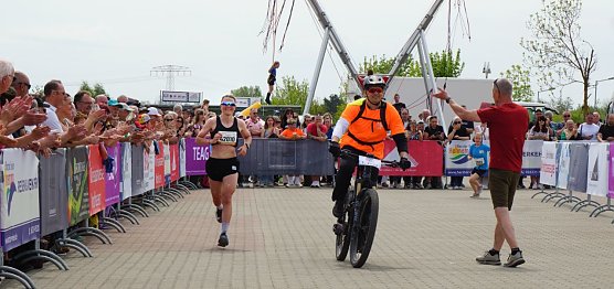 Josephine Noack aus Buxtehude lief den Marathon so schnell wie bisher noch keine andere Frau beim Harztorlauf. (Foto: ssc)