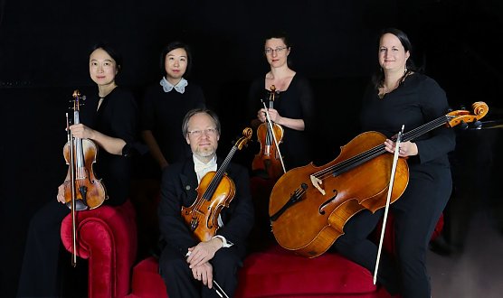 Violine Misun Kim-Youn, Sylvia Weppler, Viola Tobias Hauer, Violoncello Elisabeth Shen, Klavier Sarang Rhee  (Foto: Lohorchester Sondershausen)