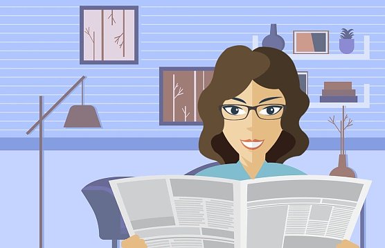 Frau liest Zeitung (Foto: Mohamed Hassan from Pixabay)