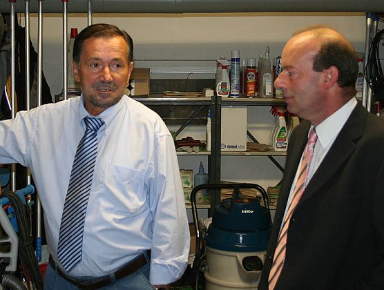 Landrat zu Besuch (Foto: pln)