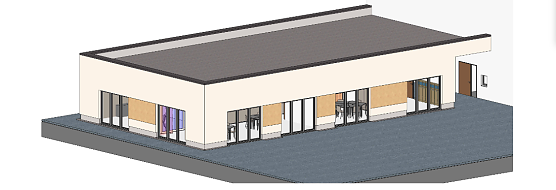 So soll der Hortneubau in Heringen aussehen. Er wird direkt an das Bestandsgeb&auml;ude anschlie&szlig;en.  (Foto: Visualisierung: IGT Gebr&uuml;der T&ouml;lle)
