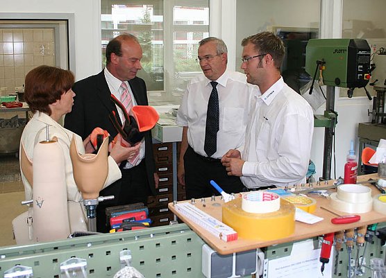 Landrat zu Besuch (Foto: pln)