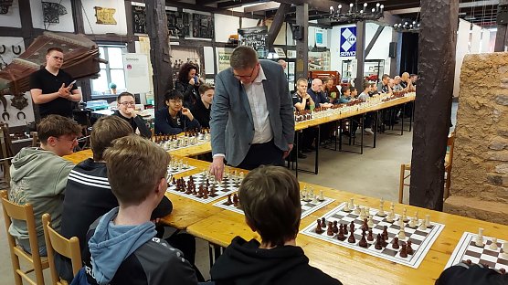 Im Tabakspeicher geht es in der aktuellen Sonderausstellung um das Thema Schach.  (Foto: Pressestelle Stadt Nordhausen)