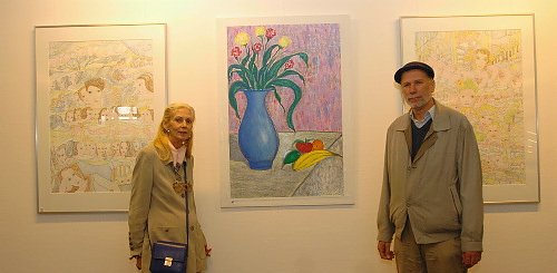 Ehepaar stellt aus (Foto: wf) Ehepaar stellt aus (Foto: wf)