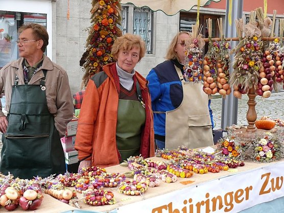 Zwiebelmarkt in Nordhausen (Foto: psv)