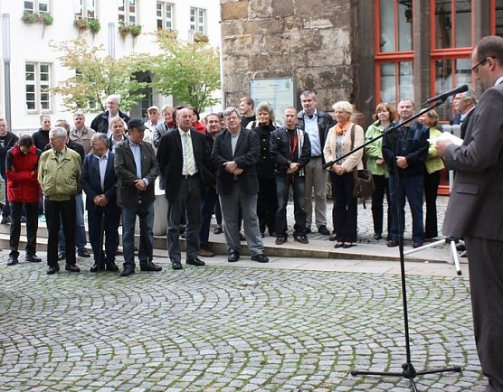 Gedenken in Nordhausen (Foto: psv)