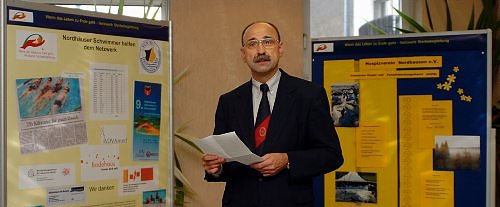 Prof. Klein bei der Eröffnung (Foto: Wiethoff) Prof. Klein bei der Eröffnung (Foto: Wiethoff)