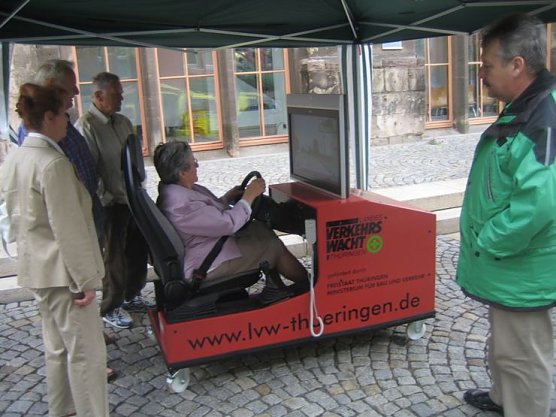 Aktion in Nordhausen (Foto: Kreisverkehrswacht Nordhausen)