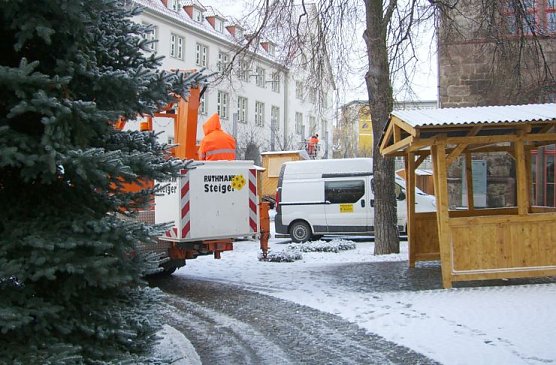 Vorbereitungen (Foto: nnz)