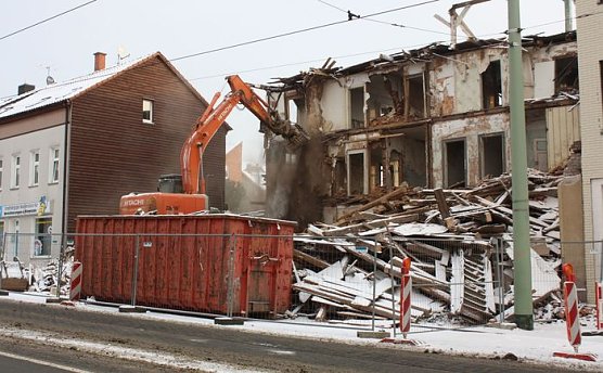 Abriss (Foto: I. Bergmann) Abriss (Foto: I. Bergmann)