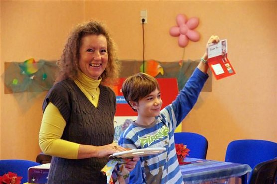 Gutschein bekommen (Foto: M. Daniel)