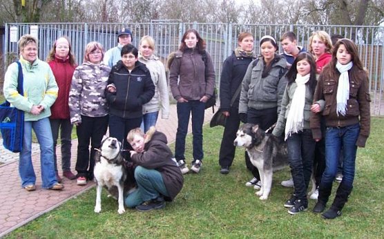 Besuch im Tierheim (Foto: nnz)