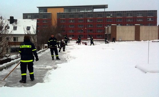 Einsatz auf D&auml;chern (Foto: THW)