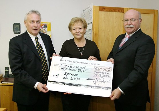 Freude bei der Tafel (Foto: EVN)
