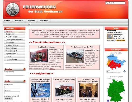 Web-Seite (Foto: nnz)