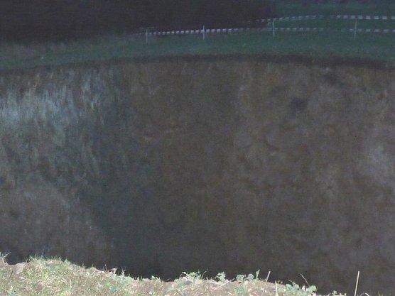 Erdfall Bad Frankenhausen (Foto: Karl-Heinz Herrmann)