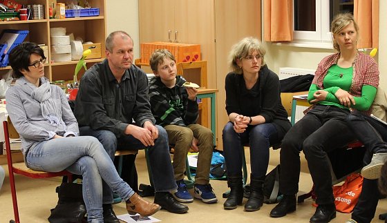 Bild: Filmabend an der evangelischen Grundschule
