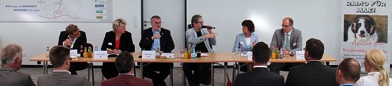Bild: Blick auf das Podium