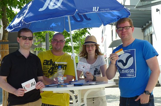 Bild: JU pl&auml;diert f&uuml;r Organspende