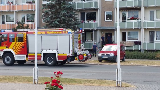Bild: Einsatz in der Bochumer Stra&szlig;e