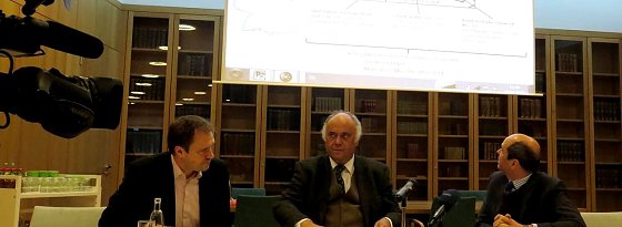 Bild: Erl&auml;uterten die DIW-Studie: Lars Kothe, Prof. Michael Rutz und Dr. Ferdinand Pavel (von links)