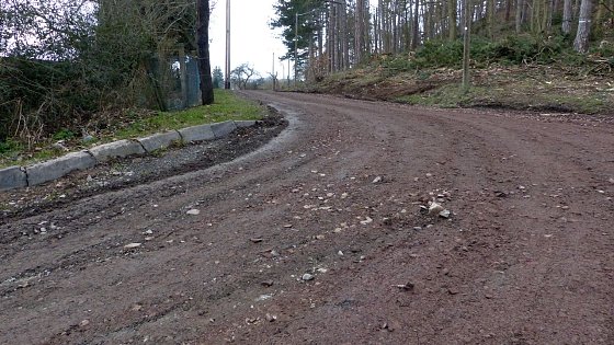 Bild: Auch der Abschnitt bis zum Grenztriftweg wurde neu geschottert