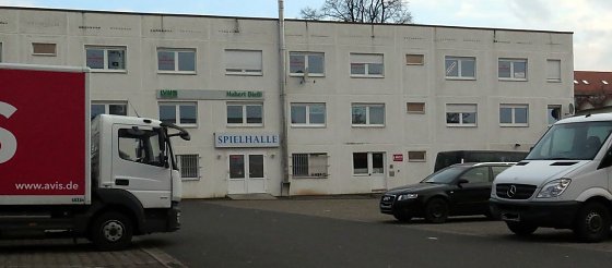 Bild: Spielhalle in der Halleschen Stra&szlig;e &uuml;berfallen