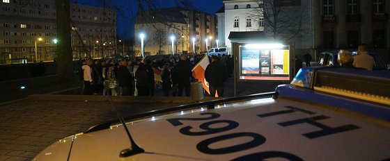 Bild: Blick auf die Kundgebung