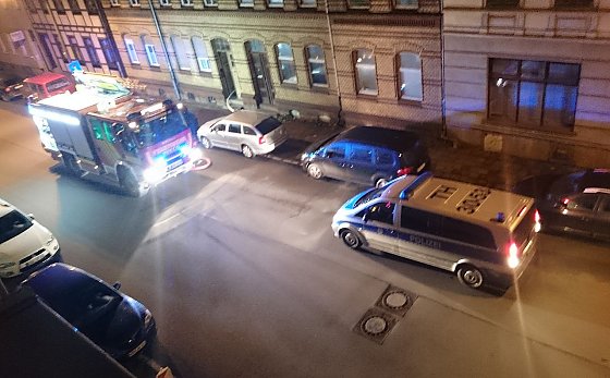 Bild: Einsatz in der Nebelungstra&szlig;e