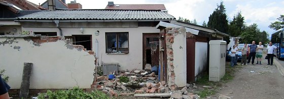 Bild: Das war mal eine Mauer am Zuckerweg