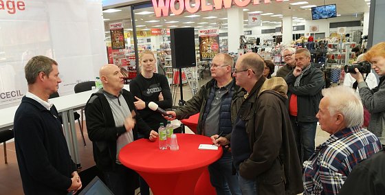 Bild: Pressegespr&auml;ch in der Marktpassage