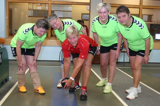 Bild: Die Kegel-Damen der TSG Salza