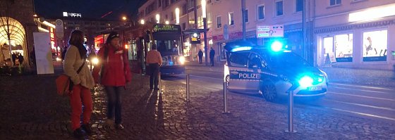 Bild: Unfall mit der Stra&szlig;enbahn