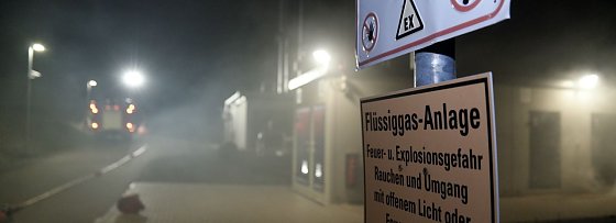 Bild: Feuer in der Biomethan-Anlage