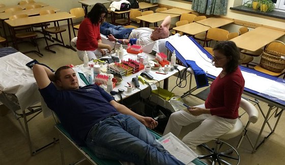 Bild: Blut gespendet
