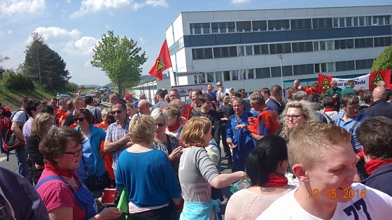 Bild: Warnstreik im Landkreis Eichsfeld