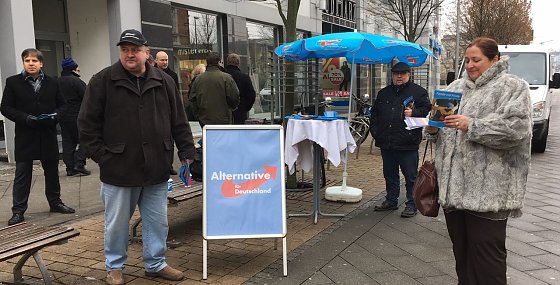 Bild: Infostand der AfD-Landtagsfraktion