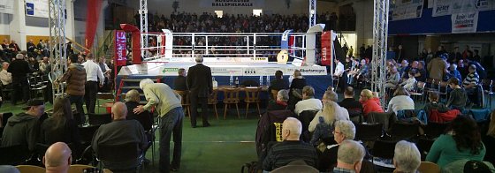 Bild: Blick in die Boxhalle