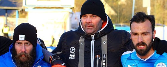 Bild: Kleofas nach dem Spiel gegen Cottbus Anfang Dezember