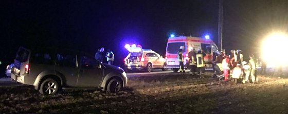 Bild: Unfall zwischen Nohra und Wolkramshausen