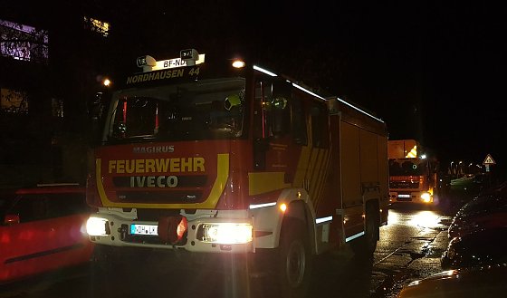 Bild: Einsatz in der Hardenbergstra&szlig;e