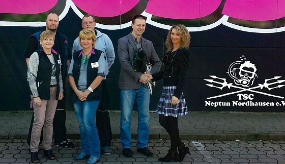 Bild: Unterst&uuml;tzung f&uuml;r Tauchsportclub Neptun