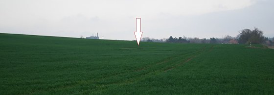 Bild: Hier liegt der Blindg&auml;nger begraben
