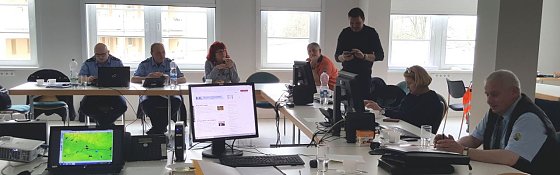 Bild: Blick ins Lagezentrum