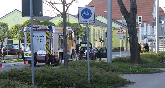 Bild: Unfall in der Grimmelallee