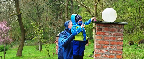 Bild: Ostereiersuche im Ahornpark