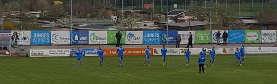 Bild: Blick auf das Spielfeld