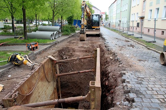 Bild: Sanierung am Bebel-Platz
