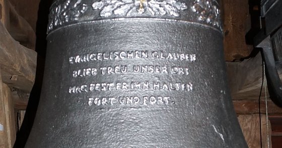 Bild: Die Glocke als Zeugnis